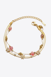 Butterfly Double-Layered Bracelet