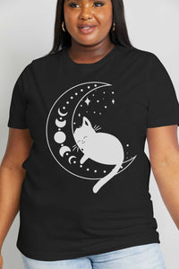 Cat Moon Tee
