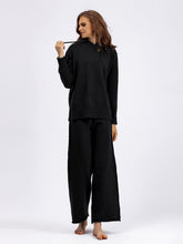 Lennon Long Sleeve Hooded Sweater and Knit Pants Set
