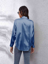Luciana Collared Neck Buttoned Long Sleeve Shirt