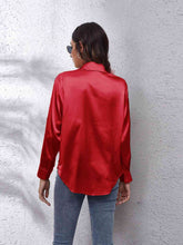 Luciana Collared Neck Buttoned Long Sleeve Shirt