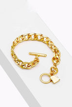 Lock Charm Bracelet - Black Petunia Ct