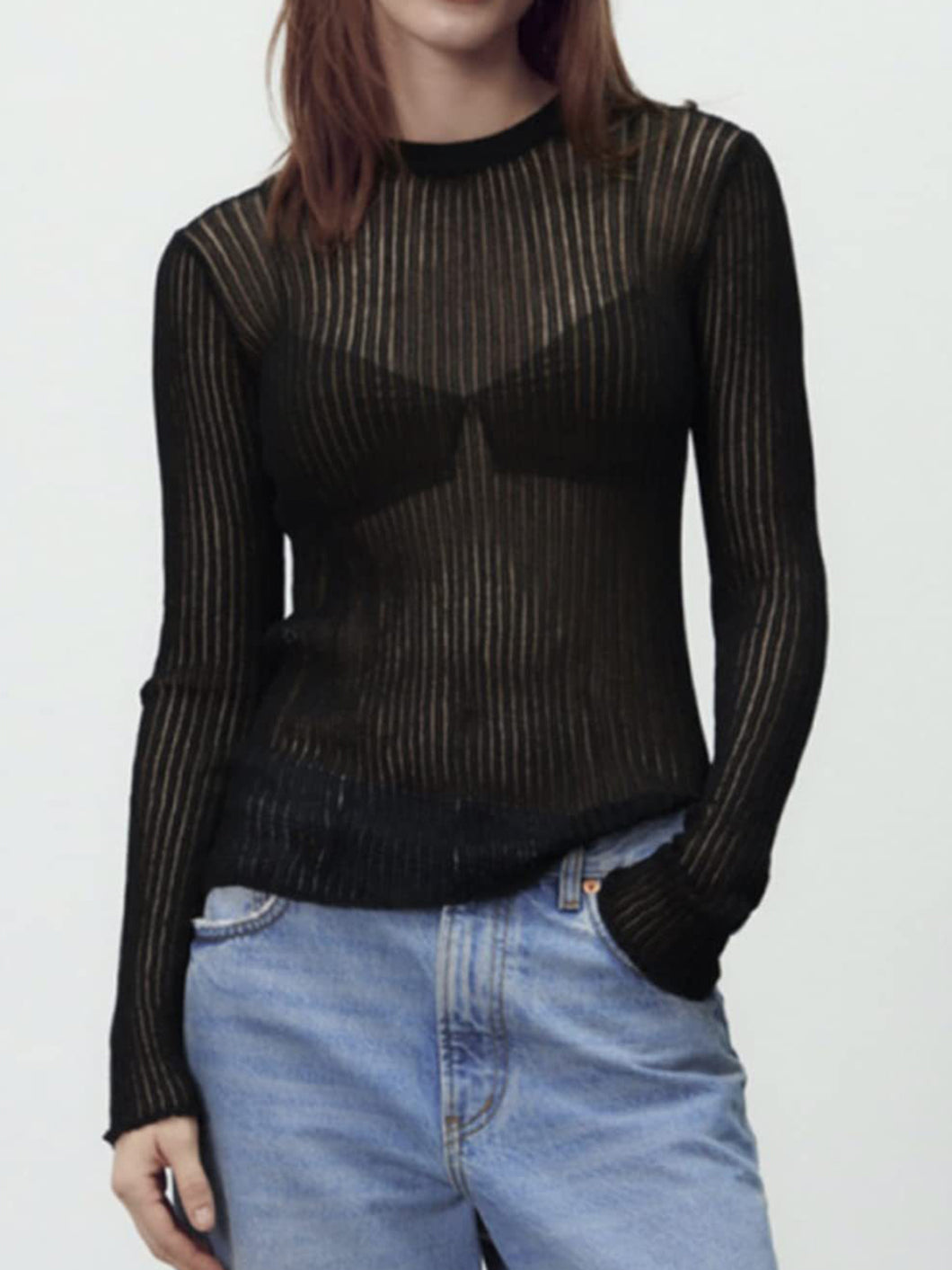 Britany Ribbed Knit Top
