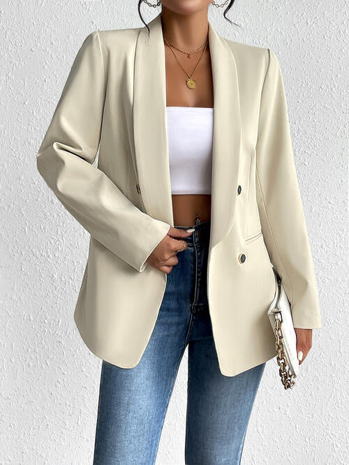 Edda Open Front Long Sleeve Blazer