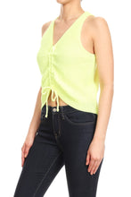 Ruched Front Crochet Sweater - Black Petunia Ct