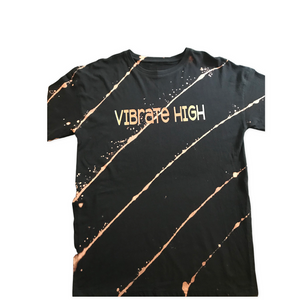 Vibrate High Tee and Biker Short Set - Black Petunia Ct